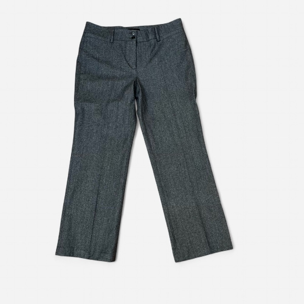 Cambio Nelly Size 14 Wool Blend Gray Vintage Pants Wide Leg Trousers